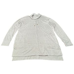 Old Navy Soft Heathered Beige Turtleneck Long Sleeve Athleisure Women’s XLT